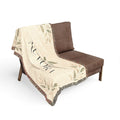 Nuvora Botanical Woven Throw Blanket — Decorative Farmhouse Accent
