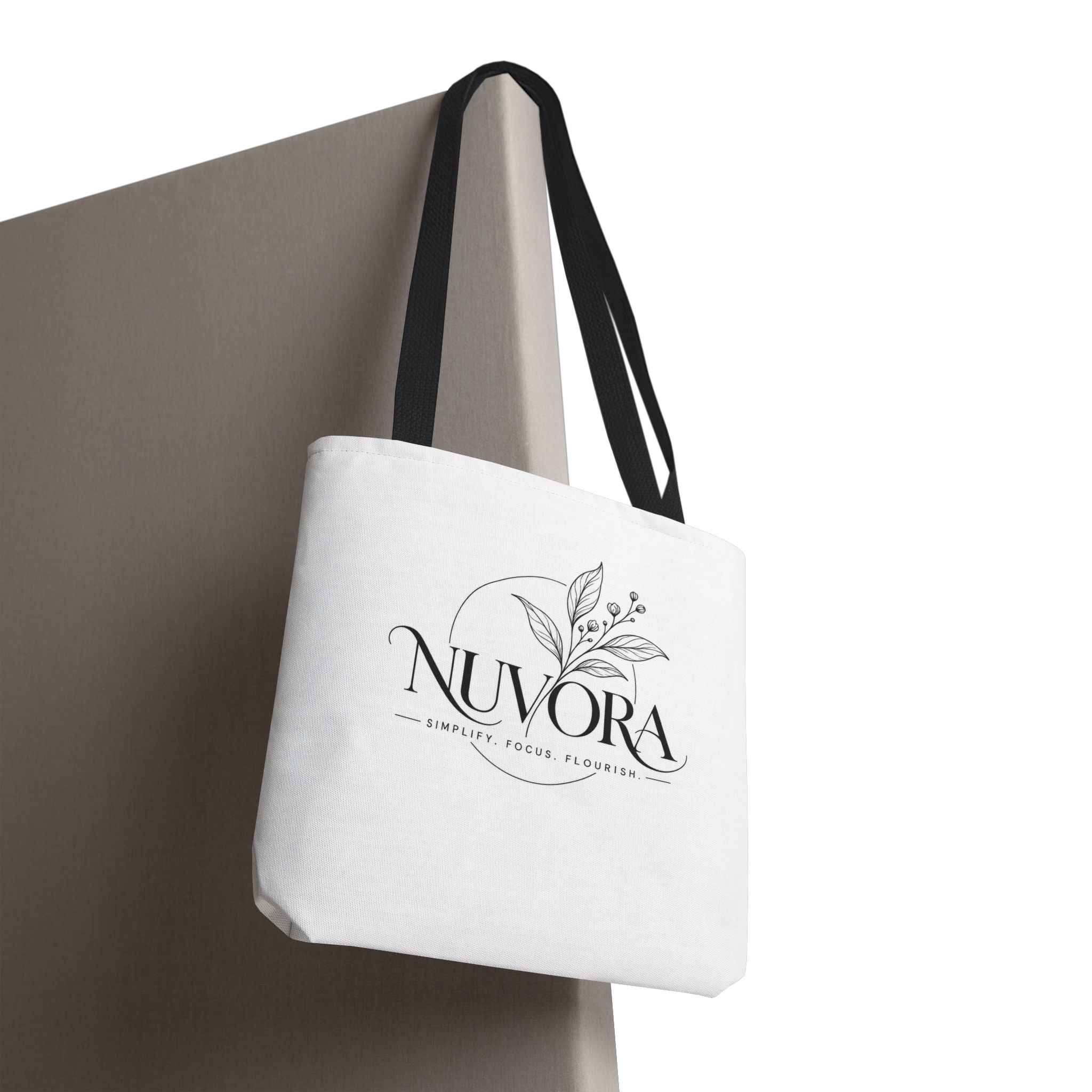 Nuvora Botanical Tote Bag | Minimalist Everyday Shopper