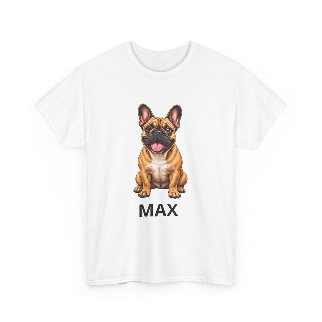 Personalized French Bulldog T-Shirt | Custom Pet Name Tee