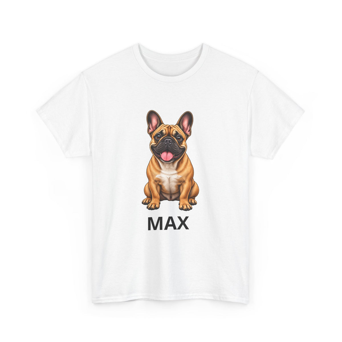 Personalized French Bulldog T-Shirt | Custom Pet Name Tee