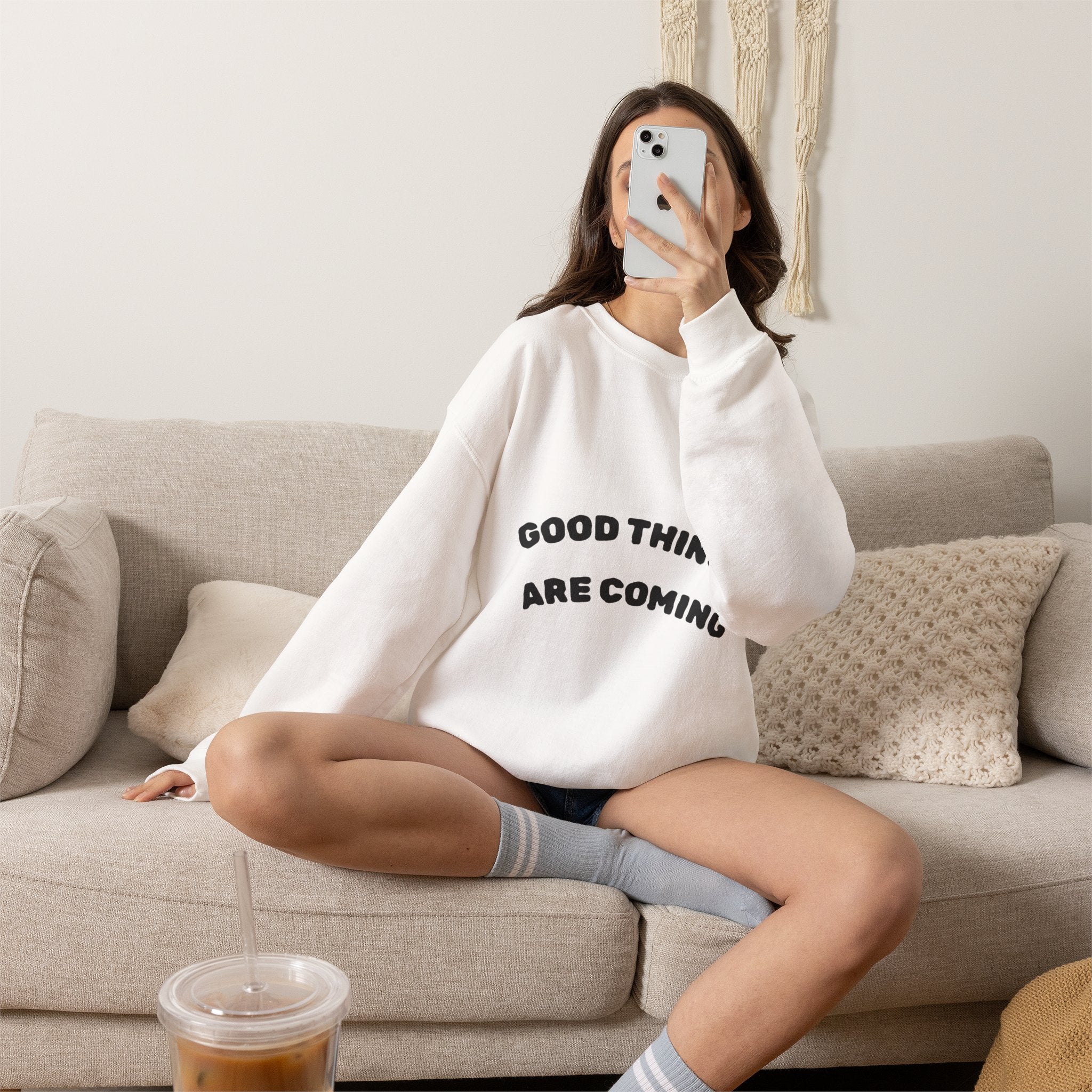 Good Things Are Coming Crewneck Sweatshirt