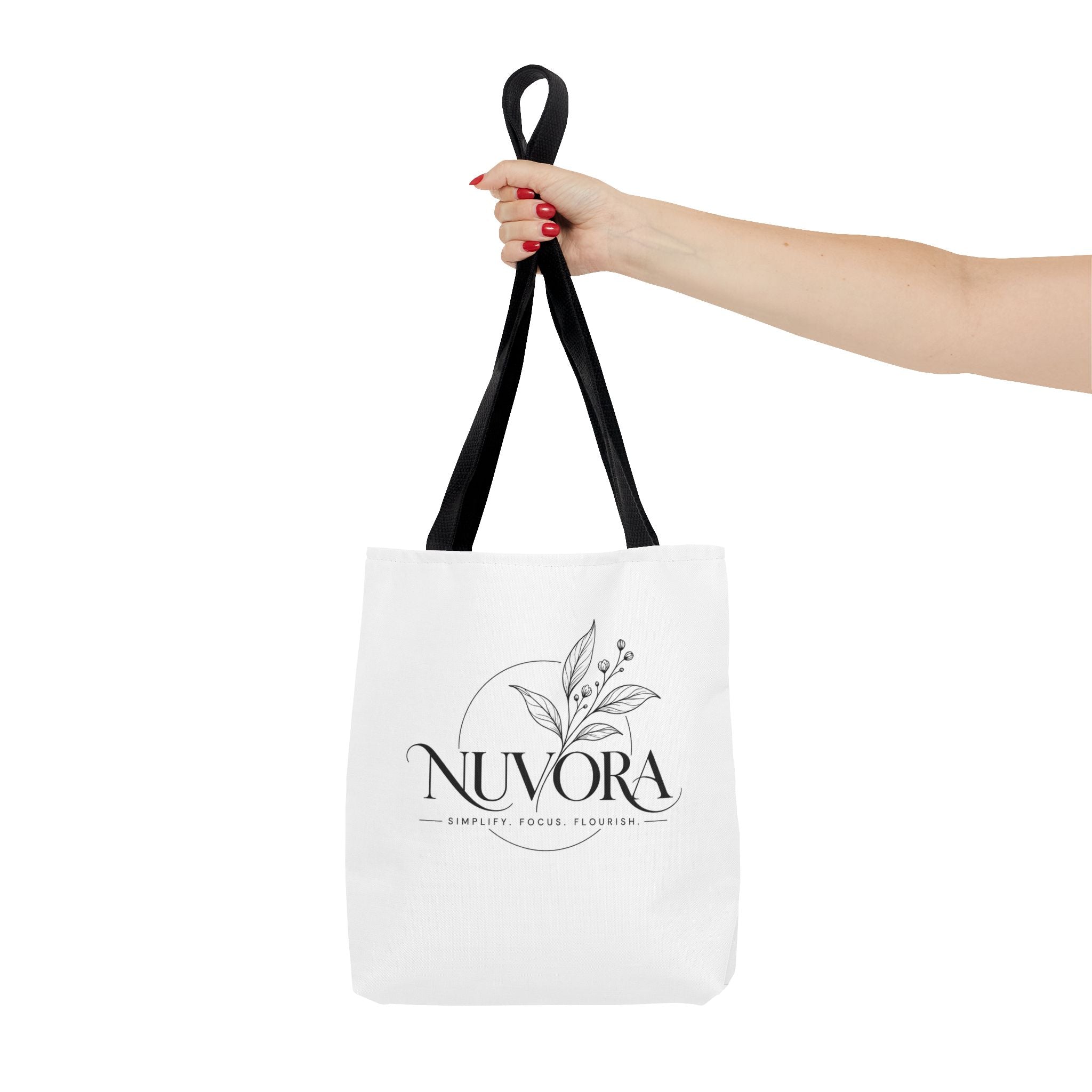 Nuvora Botanical Tote Bag | Minimalist Everyday Shopper