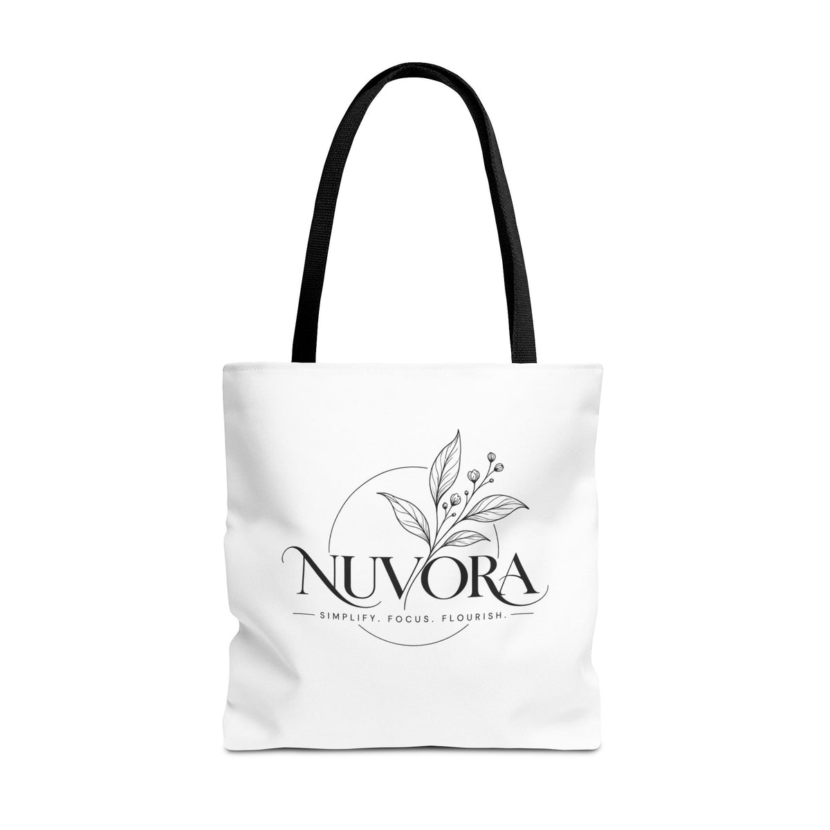 Nuvora Botanical Tote Bag | Minimalist Everyday Shopper