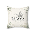 Nuvora Botanical Throw Pillow | Minimalist Nature-Inspired Home Decor
