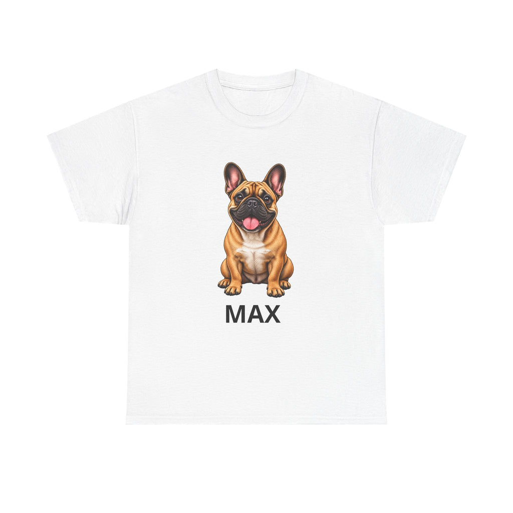 Personalized French Bulldog T-Shirt | Custom Pet Name Tee